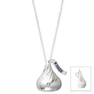  Hersheys Kisses Medium Flat Back Pendant Necklace 14k 