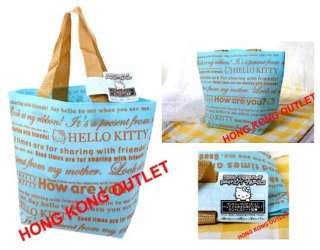 Sanrio Hello Kitty Bento Lunch Box Bag H1a  