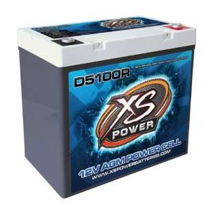 XS Power D5100R XS Series 12V 3,100 Amp AGM High Output Battery with 