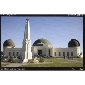 GRIFFITH PARK LOS ANGELES GRIFFITH OBSERVATORY 1773 POSTCARD POST CARD 