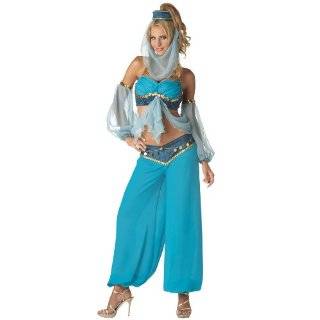 Sexy Blue Genie Costume Harems Jewel Dancer Theatre Costumes Great 