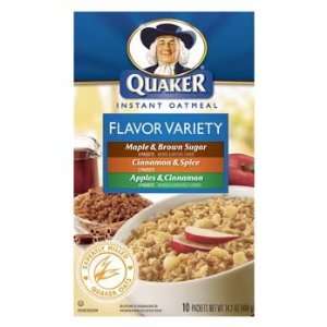 Quaker Instant Oatmeal Flavor Variety 10 pk (Pack of 12)  