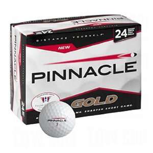    Pinnacle Gold Golf Balls White   24 pack