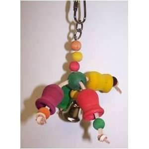    Feathered Friends Bells of Plenty 6.5 in Bird Toy