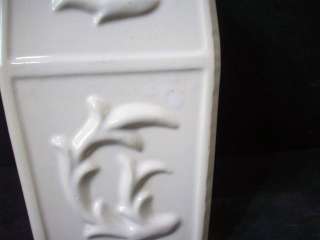 MCCOY WHITE VASE PANEL PLANTER #A3614.  