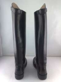 Men Dress Equestrian Horse Riding Long Leather Tall Boots Black All US 