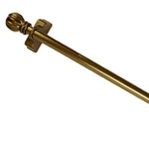  Magnetic 16 28 inch Curtain Rod Brass