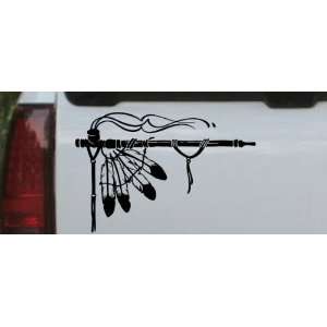  Indian Peace Pipe Western Car Window Wall Laptop Decal 