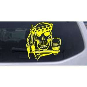  Indian Skull Skulls Car Window Wall Laptop Decal Sticker 
