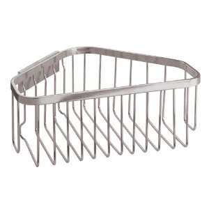  InterDesign Easy Lock Pro Corner Basket, Brushed Stainless 