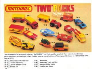 Classic Matchbox Cars Collectors Catalog 1978   RARE  