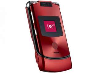Motorola 3G RAZR RAZOR V3XX Fire Red Unlocked Mobile Phone  