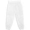  Basic Poly Double Knit Pant   Big Kids   All White / White
