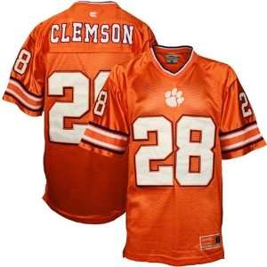   Tigers #28 Orange Youth Prime Time Football Jersey