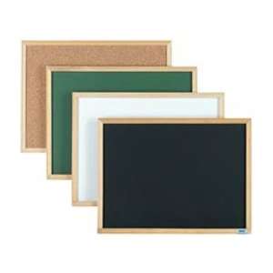  Series Wood Frame Natural Cork Board   24 H x 36 W