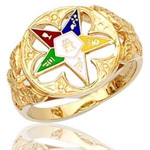  Mens Vermeil Masonic Ring Jewelry