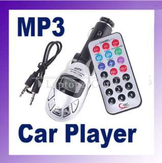 New Car Wireless FM Transmitter  Player Modulator USB SD Card 