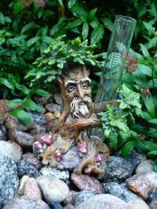 ENCHANTED FOREST RAIN GAUGE MR. WILLOW TREE NEW 6 IN. GARDEN DECOR 