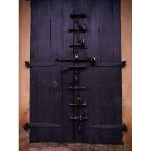 Door with Locks, Haiti National Geographic Collection Photographic 