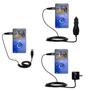 with Car and Wall Charger Deluxe Kit for the JVC Picsio GC FM1 Pocket 
