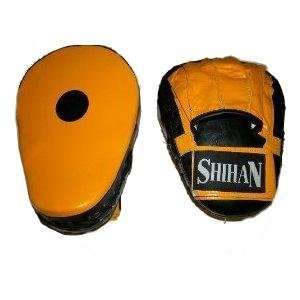  Punch Mitts ,Boxing Martial Arts,Focus Pads BLACK/YELLOW 