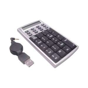   Keypad with Calculator 9 keys keypad layout + 12 hot keys Electronics