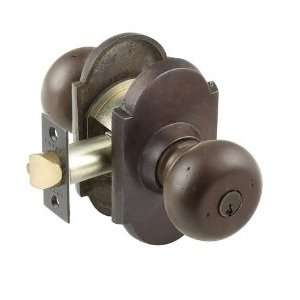   Winchester Sandcast Bronze Keyed Entry Door Knob Set