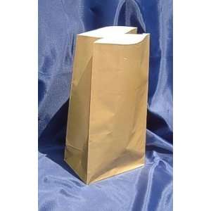 Paper Favor Treat Goody Luau Party Gift Bags   Gold (10 Bags)  