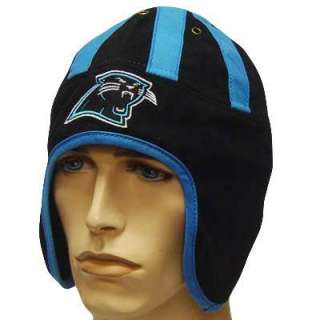 NFL CAROLINA PANTHERS BLACK BLUE HELMET HEAD HAT CAP  