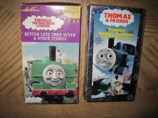 LOT 17 VHS Videos THOMAS THE TRAIN TANK ENGINE FRIENDS PERCY GORDON 