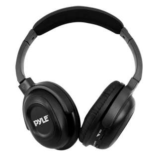 NEW Pyle UHF Wireless Headphones W/ iPhone/iPod Dock Transmitter & Aux 