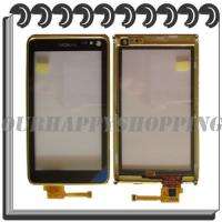 Green Nokia N8 LCD Touch Screen Digitizer Glass Lens + Front Cover 