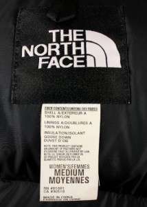 womens blue THE NORTH FACE down quilted puffer ski jacket coat winter 