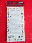 STUDIO 18 DOG FIRE HYDRANT THINGS TO DO MAGNET NOTEPADS