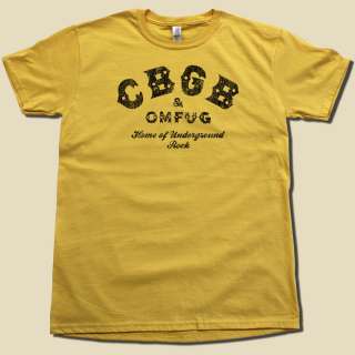 This cool CBGB t shirt is screen printed on supersoft, vintage feeling 