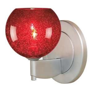 Bruck Lighting Bobo Diamond LED Wall Sconce 103917BZ Bronze Red Bubble 