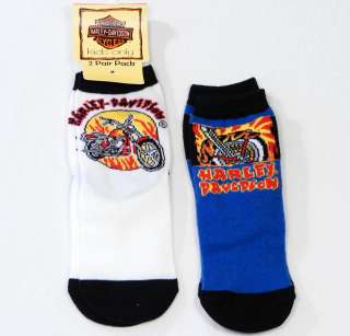 harley davidson crew socks 2 pair package