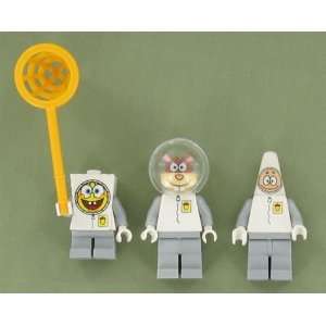  Lego Spongebob Squarepants, Sandy Cheeks, Patrick Star 