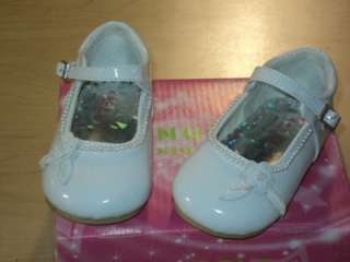 Baby Girls White Leather Dress Shoe/Wedding Size 5  