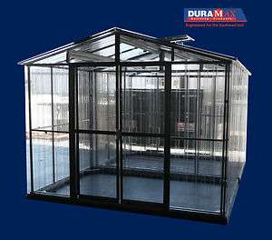 DuraMax 8x6 Outdoor Metal Garden Greenhouse Kit (80111)  