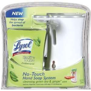  New   Lysol Liquid Hand Soap Kit, Ginger & Green Tea 