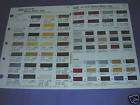 1980 General Motors Corp Automotive Color Chart & Codes