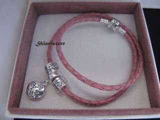 This 2010 Limited Edition Pandora Breast Cancer Awareness Bracelet