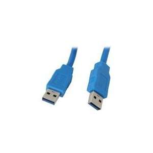  Kaybles 10 ft. USB 3.0 A Male to A Male Cable in Blue 