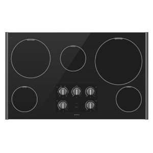    Maytag 36 In. Black Electric Cooktop   MEC7536WS Appliances