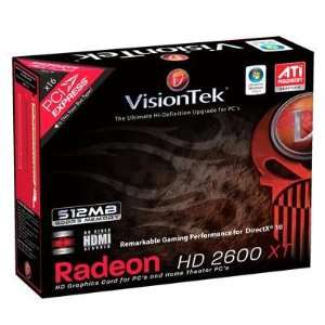   VT26XT512PCLE 512MB DDR3 Radeon HD 2600 XT Graphics Card Electronics