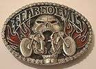 Fear No Evil Skull Motor Cycles 1995 Siskiyou G 9 USA Belt Buckle