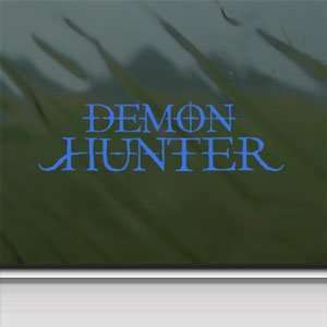  Demon Hunter Blue Decal Metal Band Truck Window Blue 