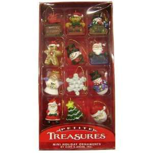   Petite Treasures Assorted Christmas Ornaments #H9914