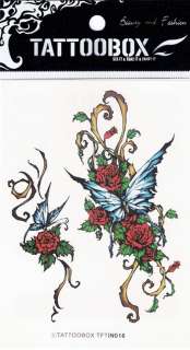 Fashion&Beauty Temporary TATTOO ROSE & BUTTERFLY(IN016)  